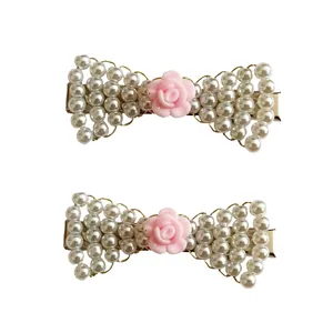 گیره مو دخترانه مدل مروارید کد ۰۱