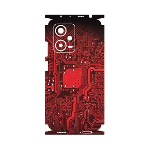 MAHOOT Red_Printed_Circuit_Board-FullSkin Cover Sticker for Xiaomi Redmi Note 12 Pro Plus