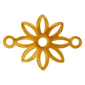 آویز دستبند مدل گل مینا کد AD 967
