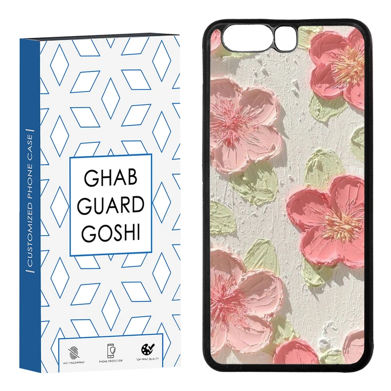 کاور قاب گارد گوشی طرح گل کد TPU-282 مناسب برای گوشی موبایل هوآوی Huawei P10