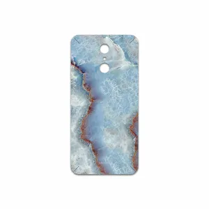 MAHOOT Blue Ocean Marble Cover Sticker for LG Q7