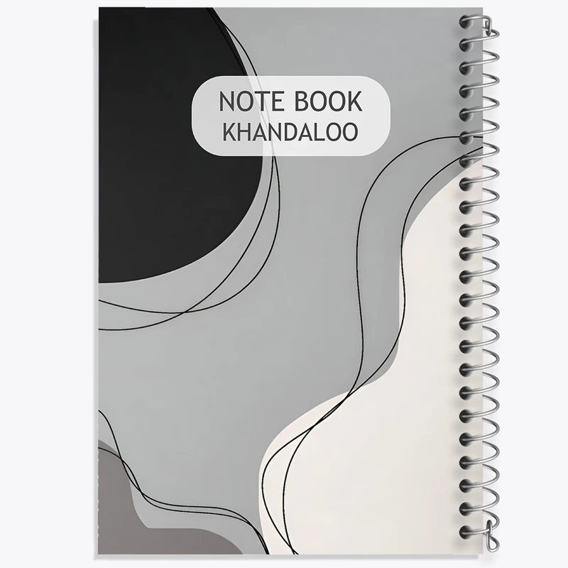 دفتر مشق 100 برگ خندالو طرح مینیمال کد N2737