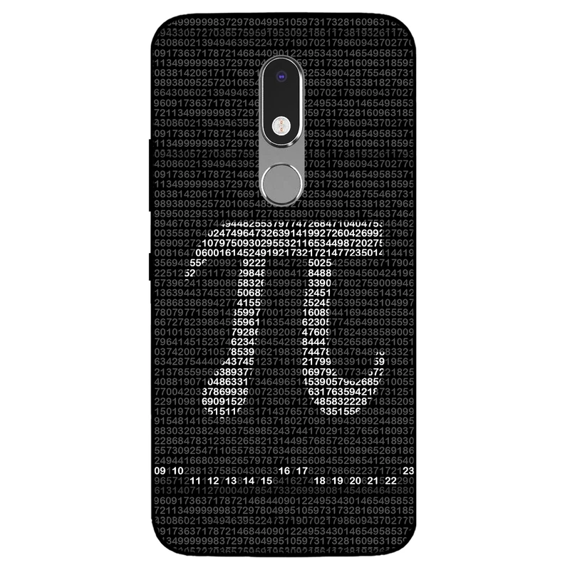 کاور مگافون طرح عدد پی مدل 7240 مناسب برای گوشی موبایل موتورولا Moto M