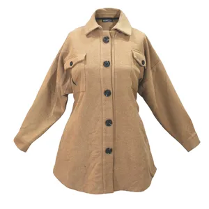 پالتو زنانه ربکا کد 7201 رنگ قهوه ای