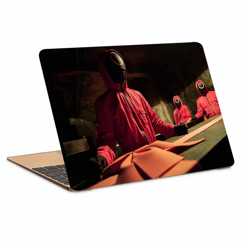 استیکر لپ تاپ طرح Squid Gameکد N-579مناسب برای لپ تاپ 15.6 اینچ