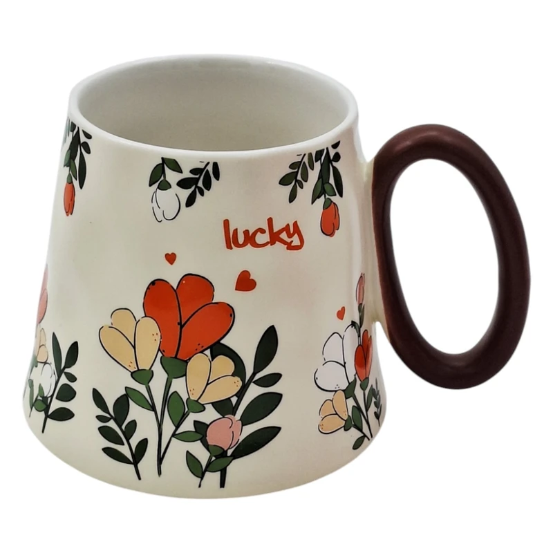 ماگ طرح گل مدل LUCKY کد LK20