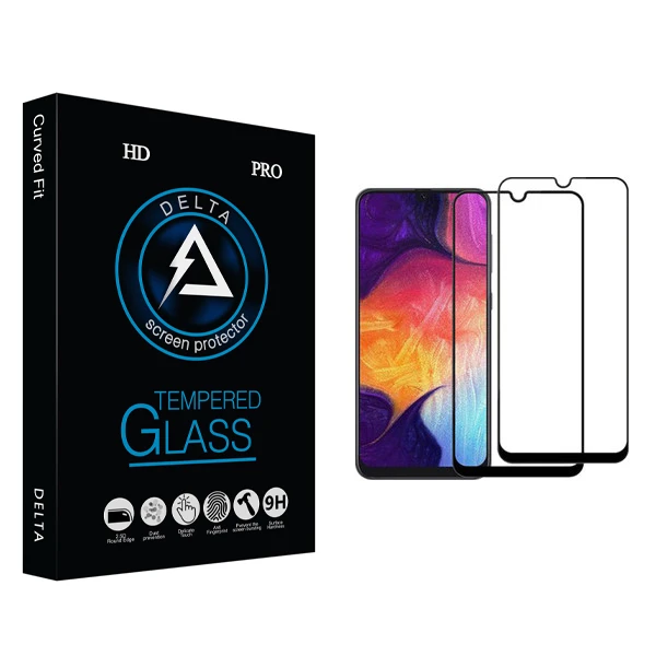 محافظ صفحه نمایش دلتا مدل Fit مناسب برای گوشی موبایل سامسونگ Galaxy A10 بسته دو عددی