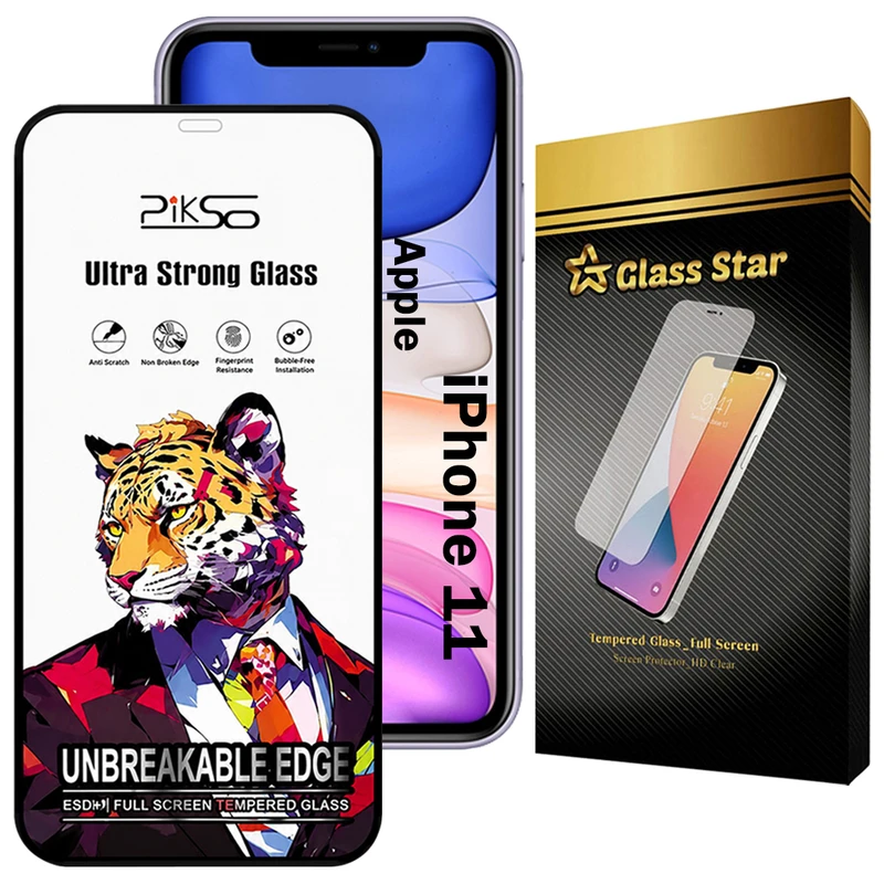 محافظ صفحه نمایش گلس استار مدل PICSOG مناسب برای گوشی موبایل اپل iPhone 11