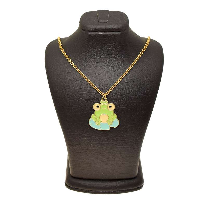 گردنبند دخترانه دلنار گالری مدل Happy Frog گردنبند دخترانه دلنار گالری مدل Happy Frog