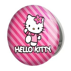 آینه جیبی خندالو طرح هلو کیتی مدل تاشو کد 24748 