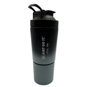 شیکر ورزشی دو تکه مدل فلزی گنجایش 0.591 لیتر