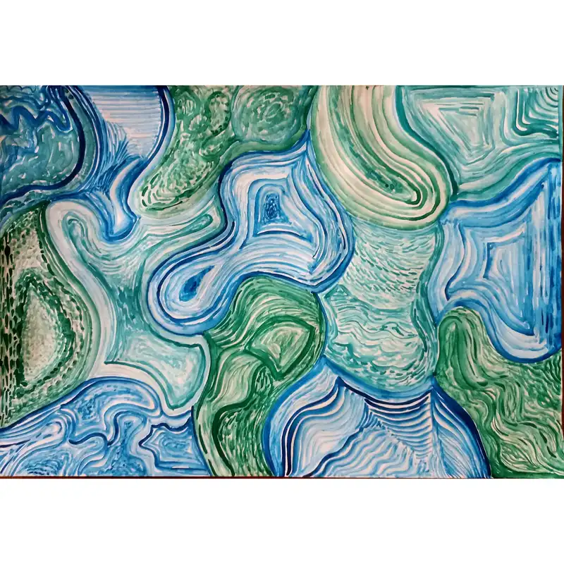 نقاشی آبرنگ کد 60 مجموعه 2 عددی