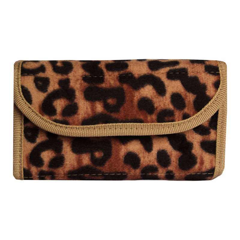 کیف لوازم آرایش زنانه مدل رولی پلنگی کد 2020