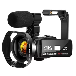 دوربین فیلم برداری مدل 4K/48MP/30FPS/IR Night Vision/18x/Vlogging