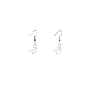 گوشواره نقره زنانه هایکا طرح نرگس مدل n.ha486