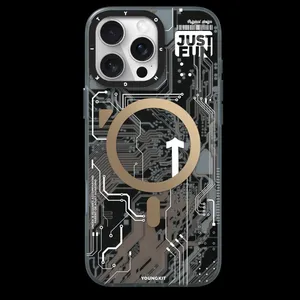 کاور یانگ کیت مدل Futuristic Desert Gold مناسب برای گوشی موبایل اپل iphone 16promax