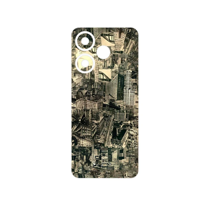 برچسب پوششی ماهوت مدل Collage of Skyscraper مناسب برای گوشی موبایل شیائومی Redmi 13