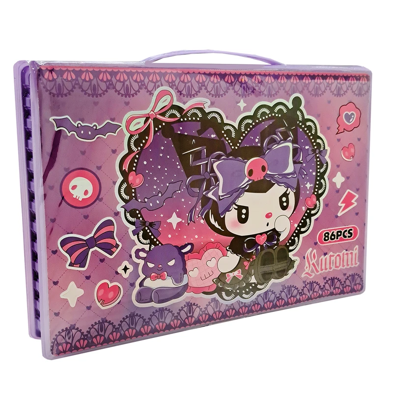 بسته رنگ‌آمیزی مدل  320 طرح کرومی مجموعه 86 عددی