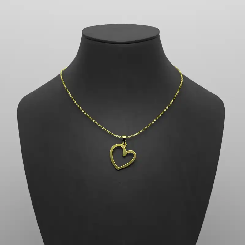 گردنبند طلا 18 عیار زنانه مدوپد مدل گل کد CA10852