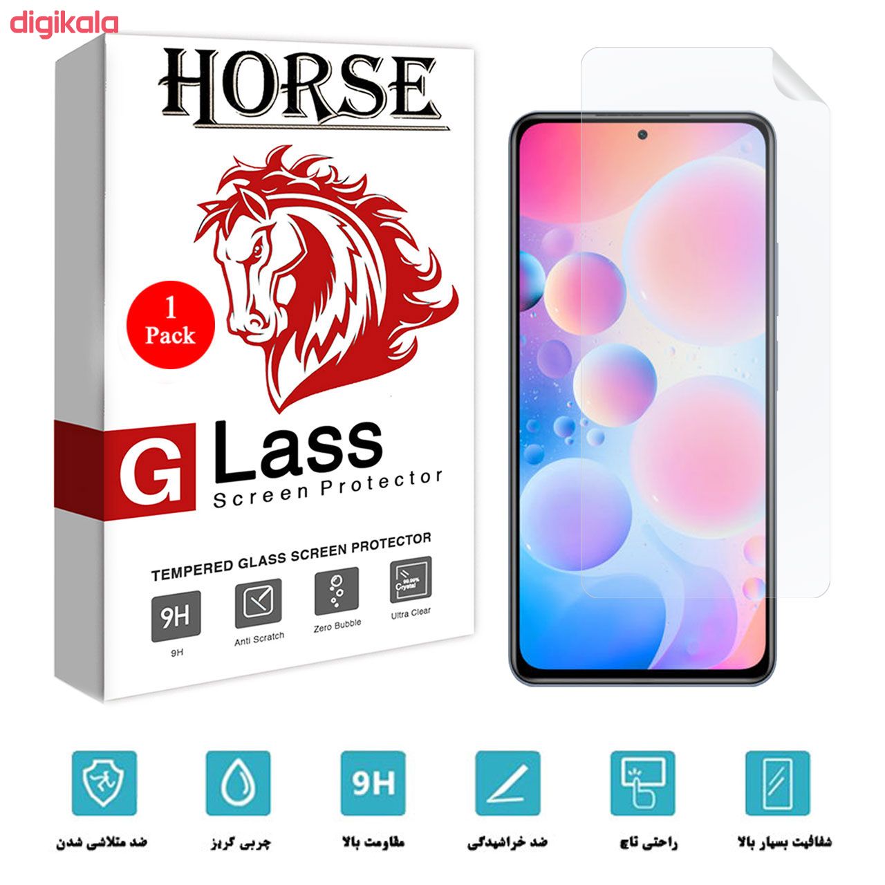 محافظ صفحه نمایش نانو هورس مدل TPU-H مناسب برای گوشی موبایل شیائومی Redmi K40 Pro main 1 2