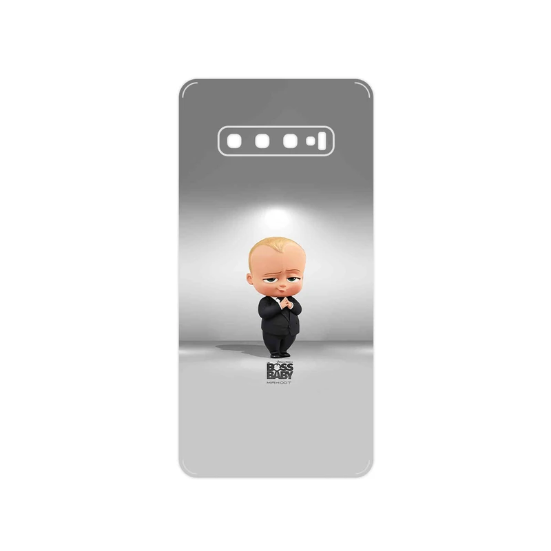 برچسب پوششی ماهوت مدل The Boss Baby مناسب برای گوشی موبایل سامسونگ Galaxy S10 Plus