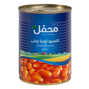 کنسرو لوبیا چیتی محفل - 380 گرم
