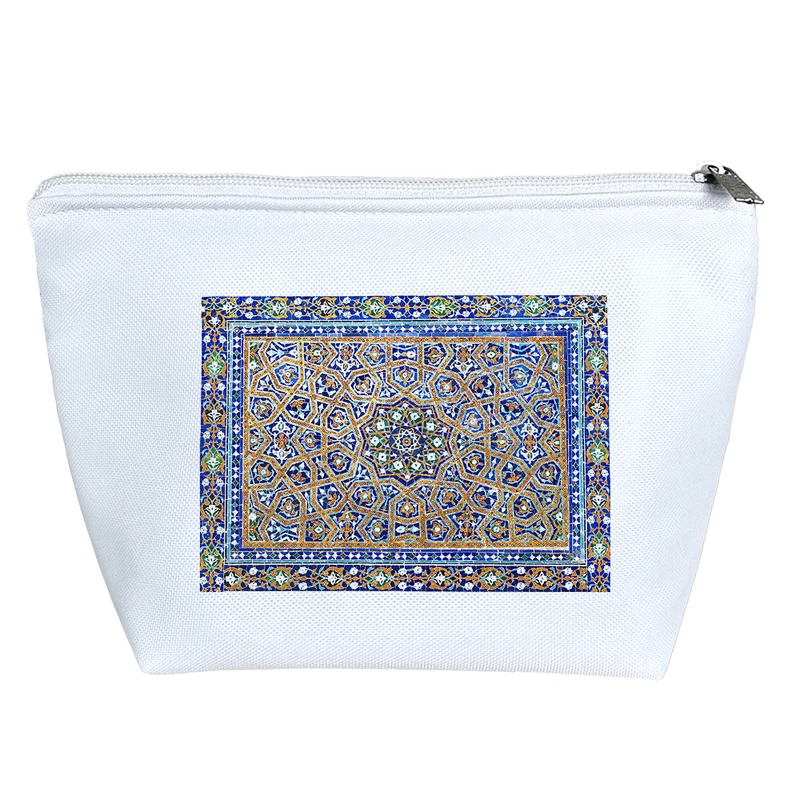 کیف لوازم آرایش دخترانه خندالو مدل کاشی کد 75