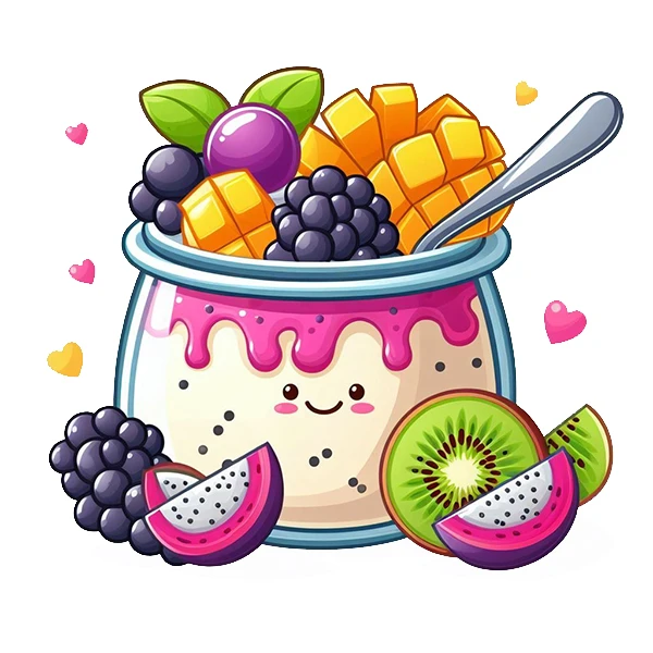 استیکر پارچه و لباس پاد آفرین طرح کارتونی میوه کد 5787