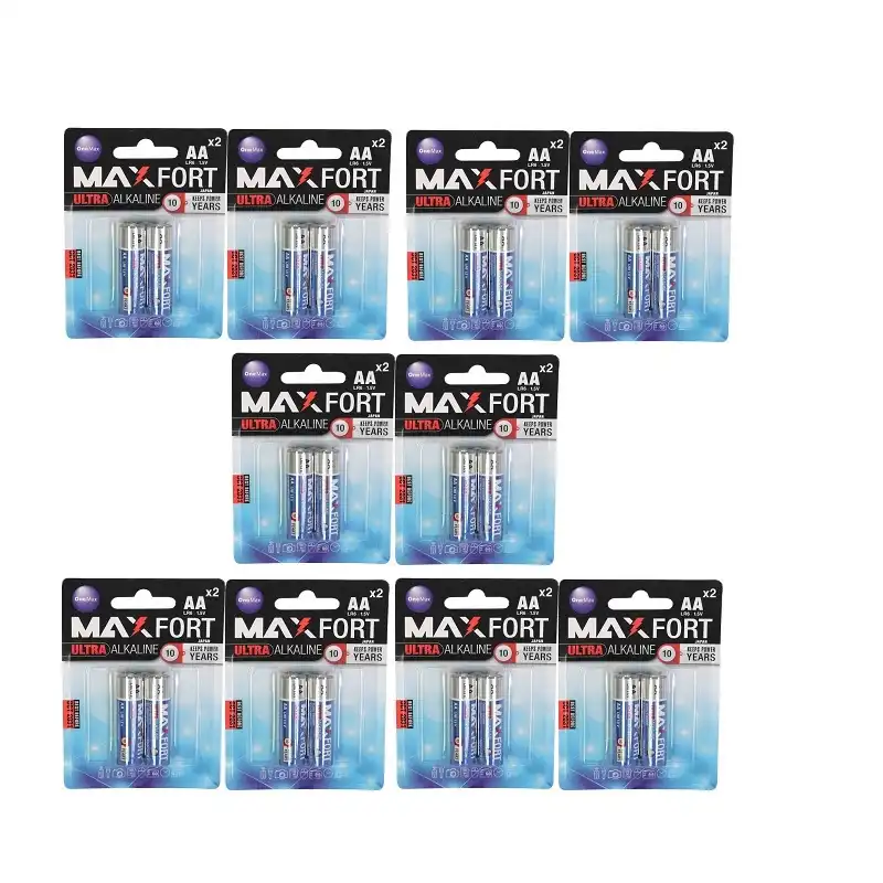 باتری قلمی مکس فورت مدل الترا آلکالاین بسته 20 عددی