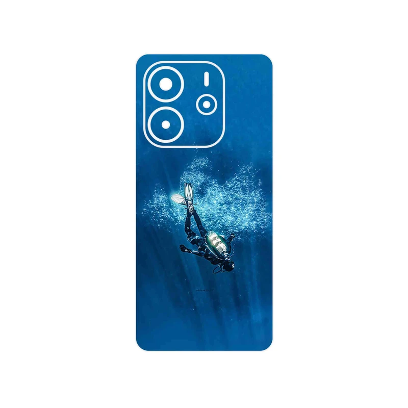برچسب پوششی ماهوت مدل Scuba_Diving مناسب برای گوشی موبایل شیائومی Redmi Note 14 4G