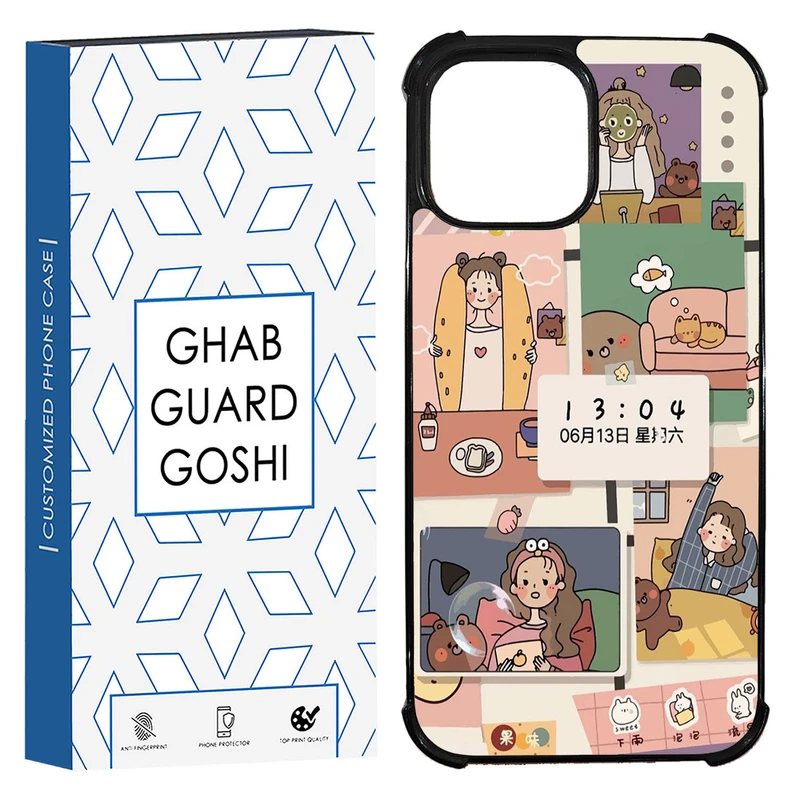 کاور قاب گارد گوشی طرح  عروسکی کد TPU-040 مناسب برای گوشی موبایل اپل Iphone 13 / 14