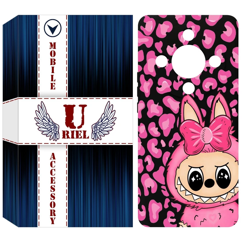 کاور یوریل مدل KSH کد 107 طرح عروسک لبوبو مناسب برای گوشی موبایل آنر X9b / X50 / Magic6 Lite