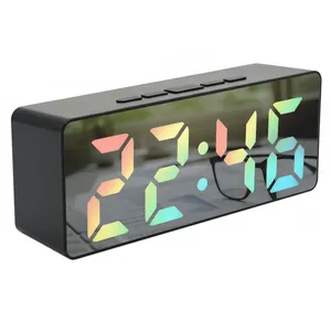 ساعت رومیزی دیجیتال مدل COLORFUL MIRROR