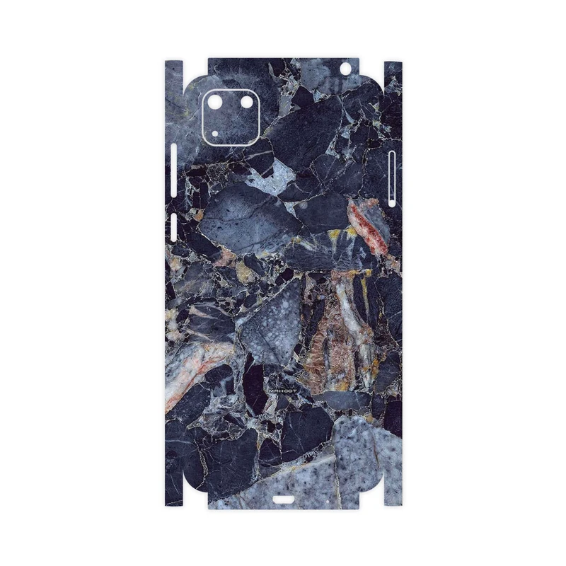 برچسب پوششی ماهوت مدل Broken black marble-FullSkin مناسب برای گوشی موبایل هوآوی Y5p