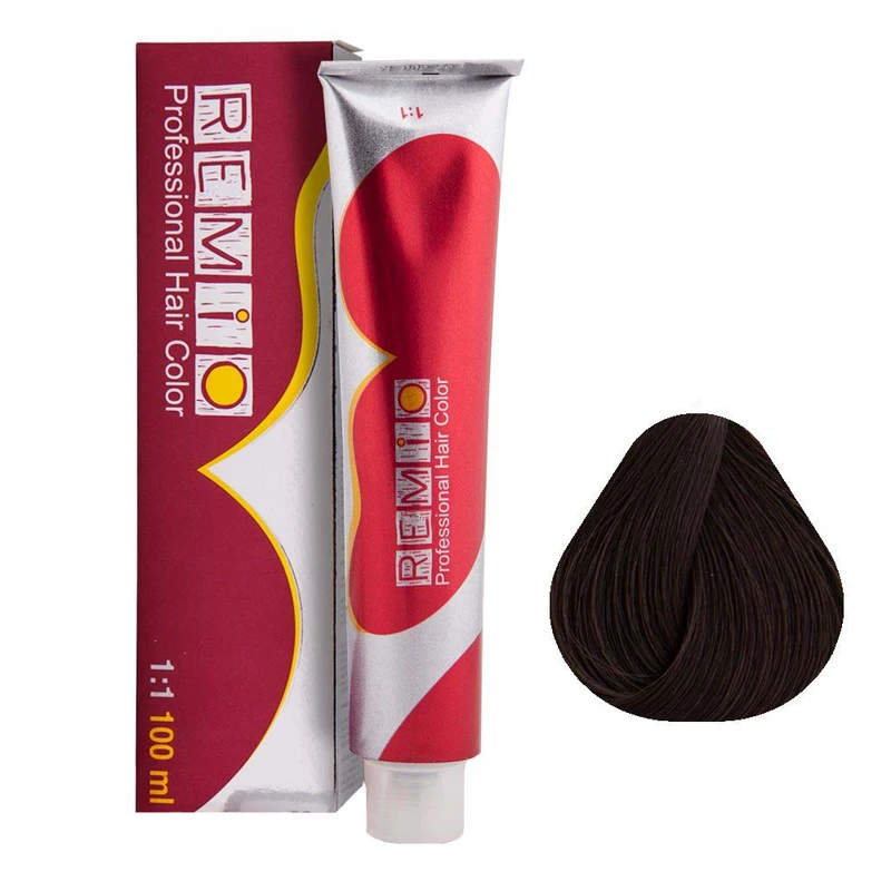 رنگ مو رمیو شماره 6/3 حجم 100 میلی لیتر رنگ قهوه ای زیتونی تیره