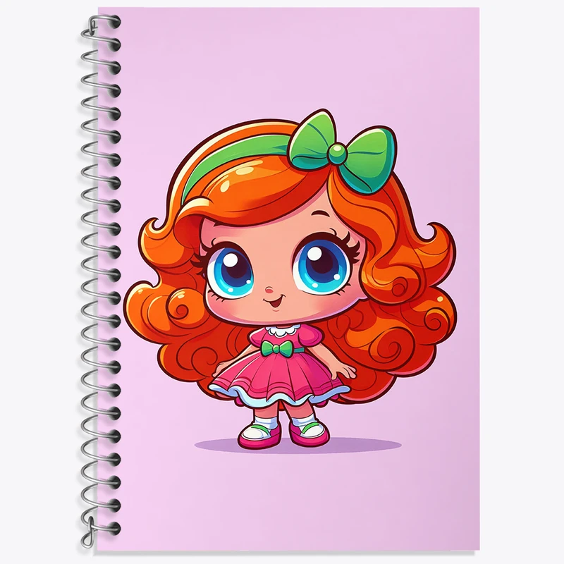 دفتر لغت 50 برگ خندالو طرح دخترانه بامزه کد N5391