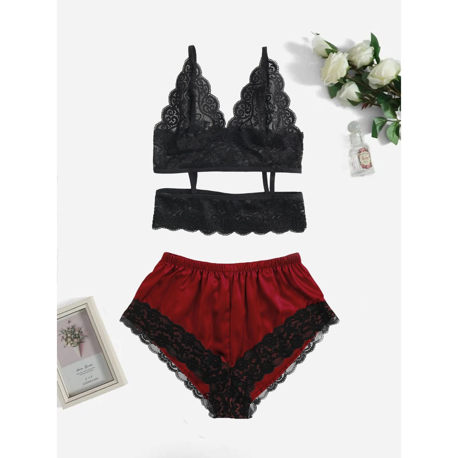 لباس خواب زنانه تویین مدل T-901-74 -  - 2