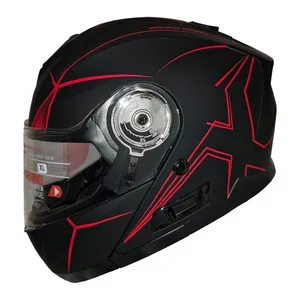 کلاه کاسکت ردلاین مدل REDLINE_937_MATT_BLACK_Red X