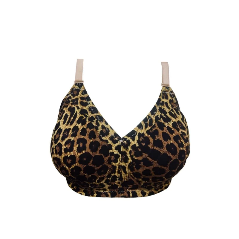 سوتین بالکنی زنانه مدل پلنگی پرسی کد 509