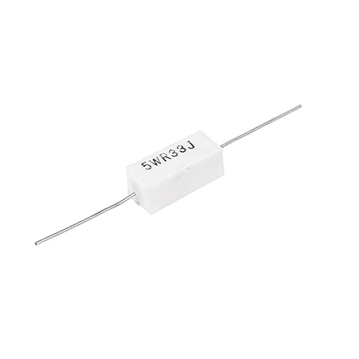 مقاومت آجری 0.33 اهم 5 وات کد 5W2 بسته 2 عددی