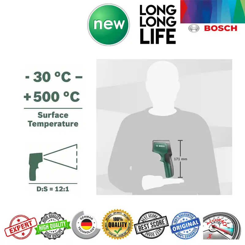 حرارت سنج لیزری بوش مدل Temp30-500