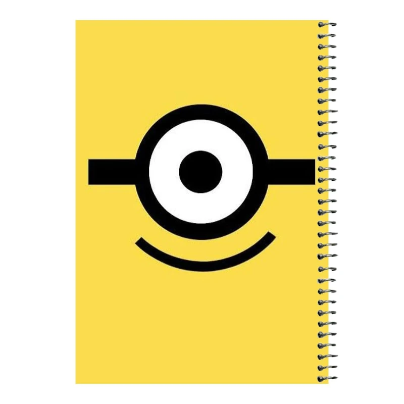 دفتر مشق 80 برگ اس جی مدل مینیون جیبی   
