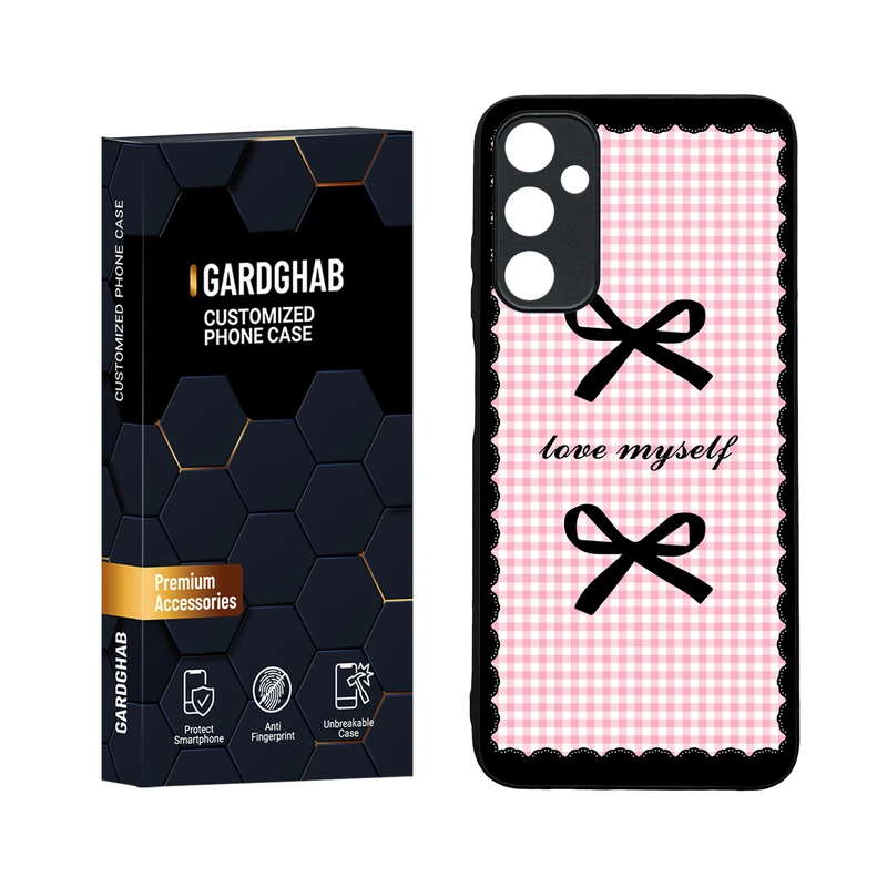 کاور گارد قاب مدل دورژله ای پشت گلس دخترانه مناسب برای گوشی موبایل سامسونگ Galaxy A05s