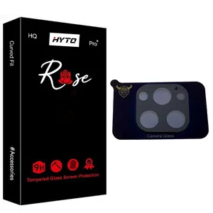 محافظ لنز دوربین هیتو مدل Rose 3D Tempered مناسب برای گوشی موبایل اپل iPhone 13 Pro Max