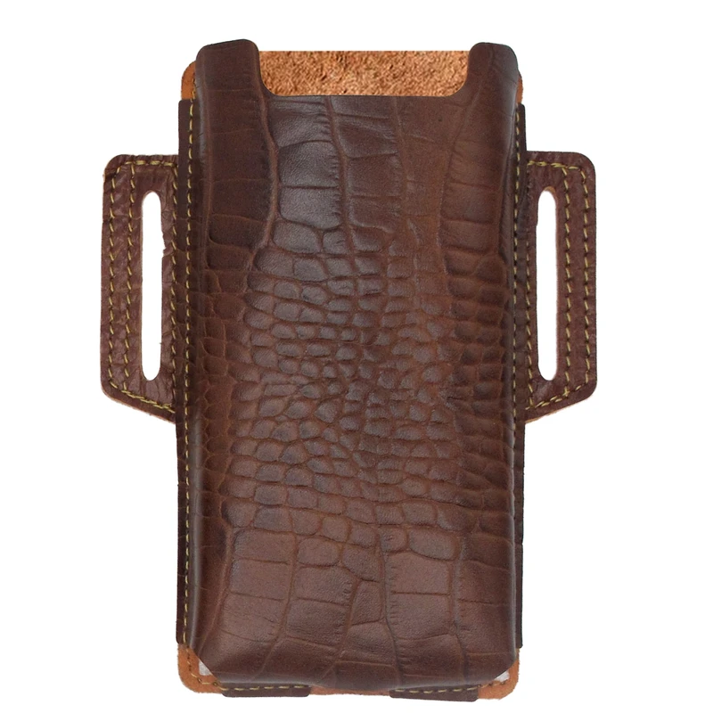 کیف مدل کمری چرم طبیعی کد MRSM1C مناسب برای گوشی موبایل سایز 6 / 6.5 / 7 اینچ 