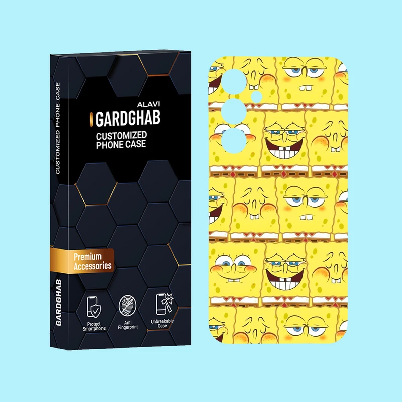 کاور گارد قاب علوی مدل پترن فانتزی مناسب برای گوشی موبایل سامسونگ Galaxy A55