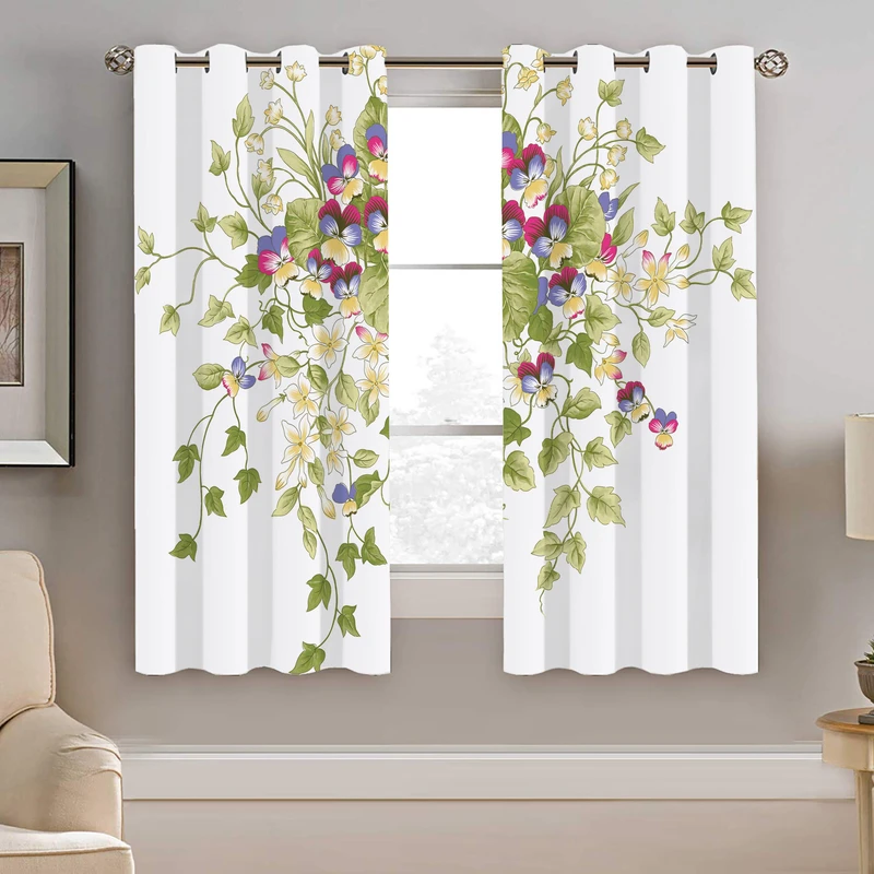 پرده نیروانا طرح گل  مدل هازان کد 4260    سایز 140×200 سانتی متر