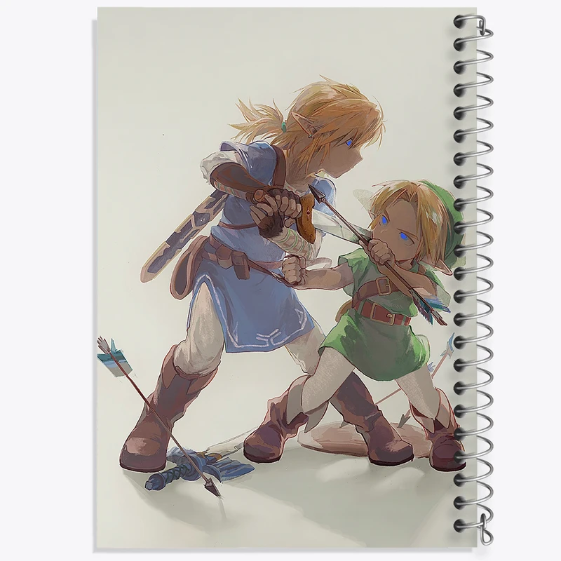 دفتر لیست خرید 50 برگ خندالو طرح بازی زلدا (zelda) کد 31873