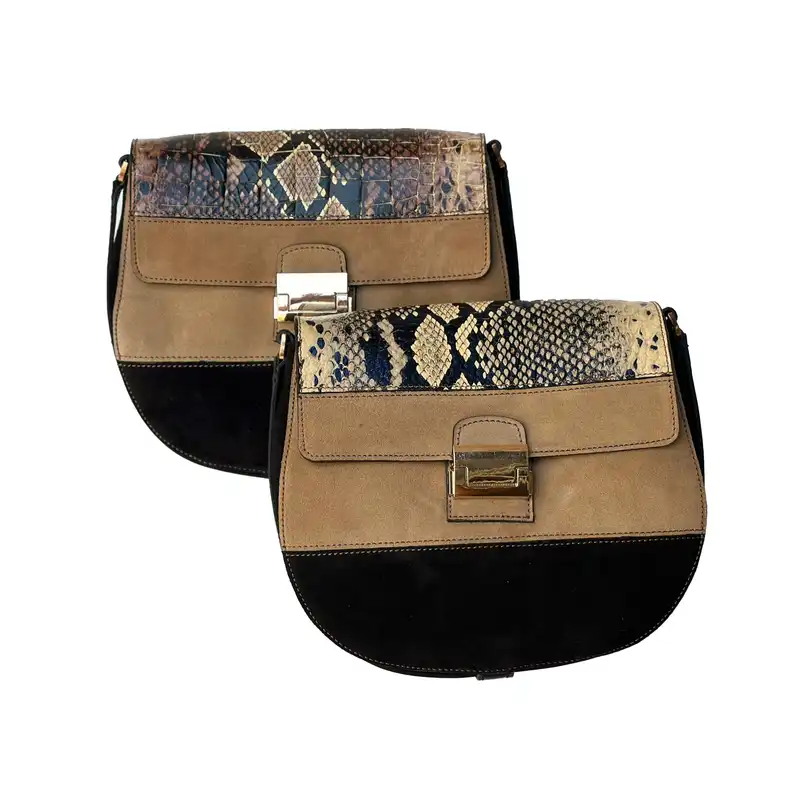 کیف دوشی زنانه مدل پوست ماری