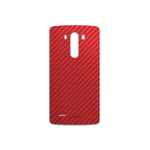 MAHOOT Red-Fiber Cover Sticker for LG G3